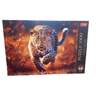 Obrázek z Puzzle Premium Plus - Photo Odyssey: Divoký leopard 1000 dílků 68,3x48cm v krabici 40x27x6cm 